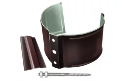 Grand Line Optima Кронштейн трубы на кирпич 90 мм Коричневый шоколад