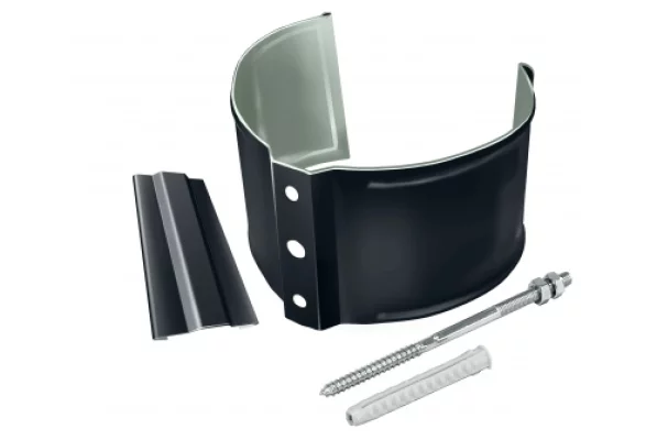 Grand Line Optima Кронштейн трубы на кирпич 90 мм Серый графит Grand Line Optima Кронштейн трубы на кирпич 90 мм Серый графит