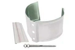 Grand Line Optima Кронштейн трубы на кирпич 90 мм Белый