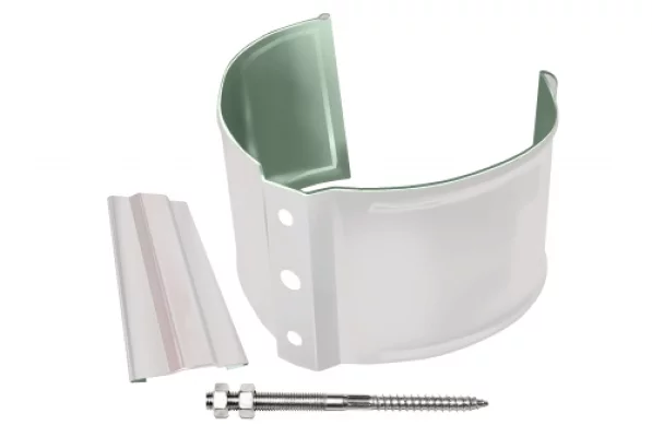 Grand Line Optima Кронштейн трубы на кирпич 90 мм Белый Grand Line Optima Кронштейн трубы на кирпич 90 мм Белый