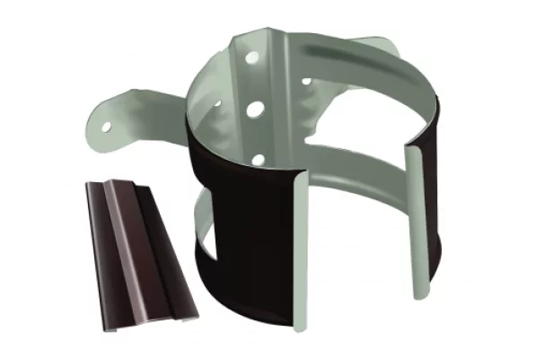 Grand Line Optima Кронштейн трубы на дерево 90 мм Темно-коричневый Grand Line Optima Кронштейн трубы на дерево 90 мм Темно-коричневый