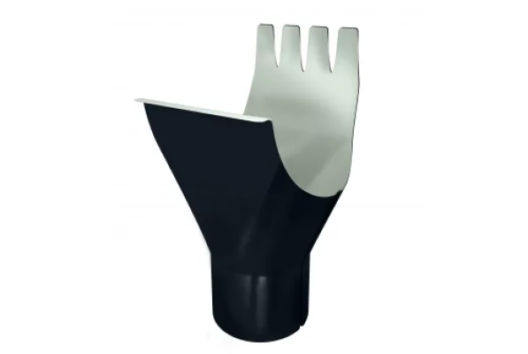 Grand Line Optima Воронка желоба 125/90 мм Серый графит Grand Line Optima Воронка желоба 125/90 мм Серый графит