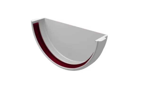 Заглушка желоба универсальная ПВХ Grand Line Стандарт Белый Заглушка желоба универсальная ПВХ Grand Line Стандарт Белый