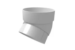 Колено трубы 45гр. ПВХ Grand Line Стандарт Белый