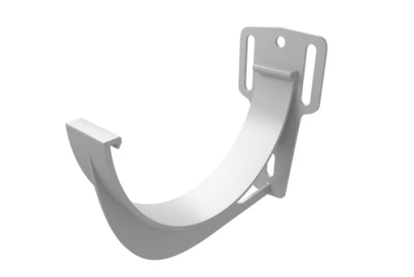 Кронштейн желоба ПВХ Grand Line Стандарт Белый Кронштейн желоба ПВХ Grand Line Стандарт Белый