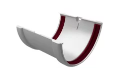 Соединитель желобов ПВХ Grand Line Стандарт Белый