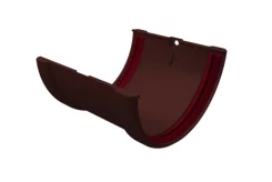 Соединитель желобов ПВХ Grand Line Стандарт Шоколад