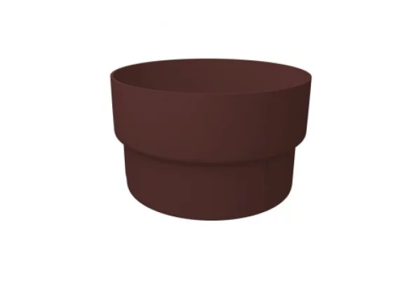 Муфта трубы соединительная ПВХ Grand Line Стандарт Шоколад Муфта трубы соединительная ПВХ Grand Line Стандарт Шоколад