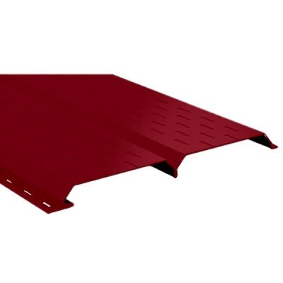 Софит Lбрус цветной полиэстер RAL 3003 Красный рубин 0.45 мм
