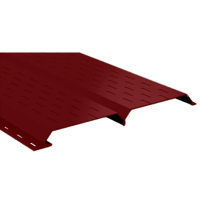 Софит перфорированный Lбрус-XL-14х335 (PURMAN-20-3011-0.5) Красно-коричневый