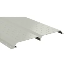 Софит перфор Lбрус-XL Светло-серый NormanMP 0.5 мм 14х335
