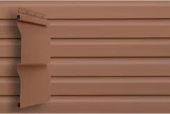 Сайдинг Корабельный брус Стандарт Темно-Бежевый Grand Line