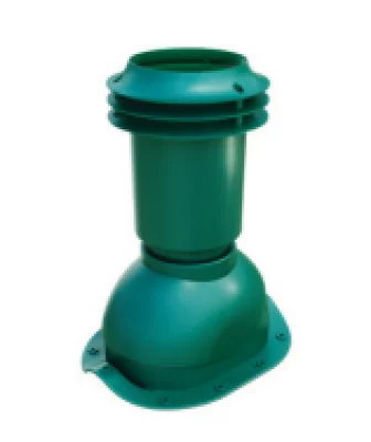 Выход вентиляции канализации Viotto RAL6005 Зеленый мох для металлочерепицы Выход вентиляции канализации Viotto RAL6005 Зеленый мох для металлочерепицы