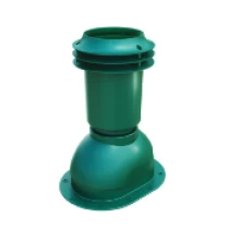 Выход вентиляции канализации Viotto RAL6005 Зеленый мох для мягкой и фальцевой кровли