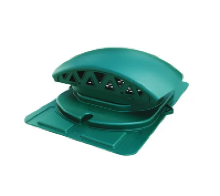 Вентилятор подкровельного пространства Viotto Черепаха RAL6005 Зеленый с универсальным проходным элементом Вентилятор подкровельного пространства Viotto Черепаха RAL6005 Зеленый с универсальным проходным элементом