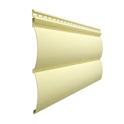 Сайдинг Docke Blockhaus Premium под бревно Лимон 3,6х0,240м-1 Сайдинг Docke Blockhaus Premium под бревно Лимон 3,6х0,240м-1