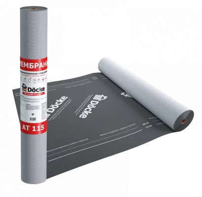 Мембрана супердифузионная трехслойная универсальная Docke AT 115 70м2 Мембрана супердифузионная трехслойная универсальная Docke AT 115 70м2