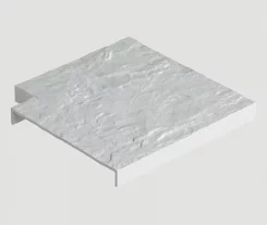 Угловая накладка для бордюра 132х132 мм Белый Docke