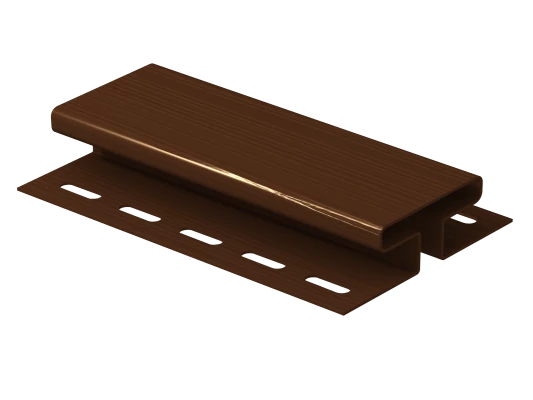 H-Планка 3050 мм коричневая Ю-пласт