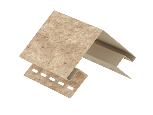 Наружный угол 3050 мм Кварцит темно-бежевый Ю-пласт Наружный угол 3050 мм Кварцит темно-бежевый Ю-пласт