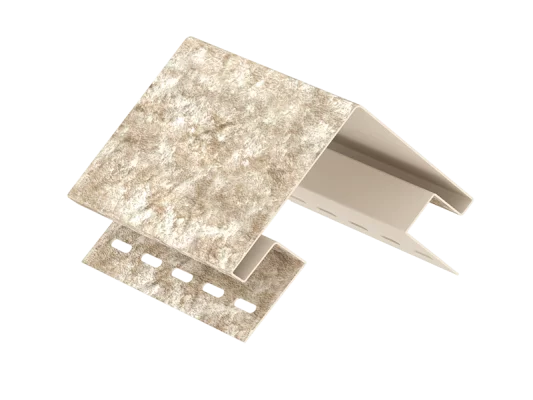 Наружный угол 3050 мм Кварцит светло-бежевый Ю-пласт Наружный угол 3050 мм Кварцит светло-бежевый Ю-пласт