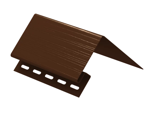 Околооконная планка 3050 мм коричневая Ю-пласт