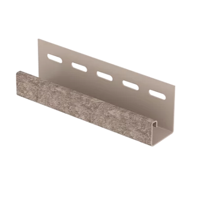 J-Планка 3050 мм Сланец бурый Ю-пласт J-Планка 3050 мм Сланец бурый Ю-пласт