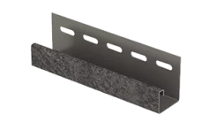 J-Планка 3050 мм Кирпич графитовый Ю-пласт