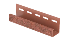 J-Планка 3050 мм Кирпич красный Ю-пласт