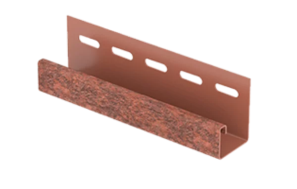 J-Планка 3050 мм Кирпич красный Ю-пласт J-Планка 3050 мм Кирпич красный Ю-пласт