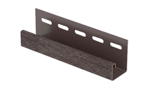 J-Планка 3050 мм Кирпич коричневый Ю-пласт J-Планка 3050 мм Кирпич коричневый Ю-пласт