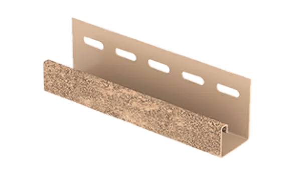 J-Планка 3050 м Кирпич бежевый Ю-пласт J-Планка 3050 м Кирпич бежевый Ю-пласт