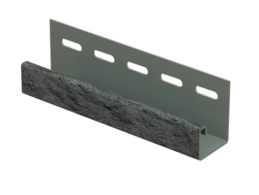 J-Планка 3050 мм Камень изумрудный Ю-пласт J-Планка 3050 мм Камень изумрудный Ю-пласт