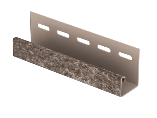 J-Планка 3050 мм Кварцит коричневый Ю-пласт J-Планка 3050 мм Кварцит коричневый Ю-пласт