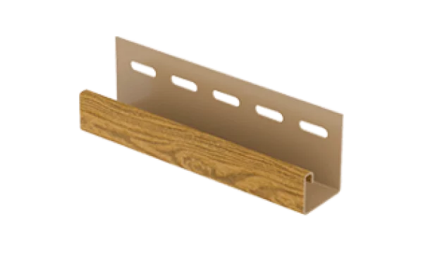 J-Планка Hokla 3050 мм Винтаж охра Ю-пласт J-Планка Hokla 3050 мм Винтаж охра Ю-пласт