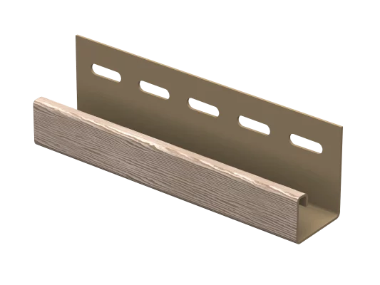 J-Планка 3050 мм натуральная Ю-пласт J-Планка 3050 мм натуральная Ю-пласт