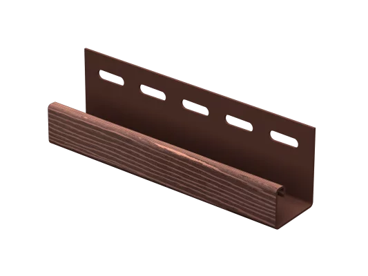 J-Планка 3050 мм мореный дуб Ю-пласт J-Планка 3050 мм мореный дуб Ю-пласт