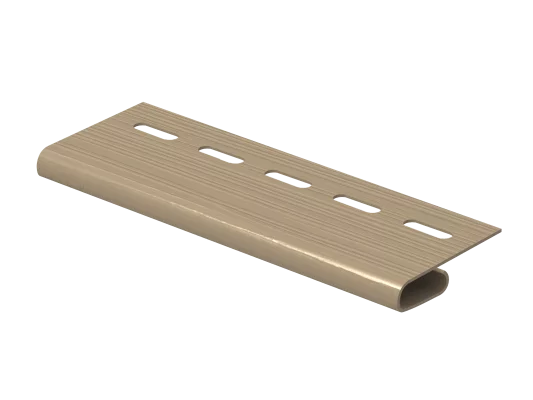 Завершающая планка 3050 мм бежевая Ю-пласт Завершающая планка 3050 мм бежевая Ю-пласт