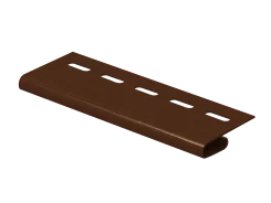 Завершающая планка 3050 мм коричневая Ю-пласт