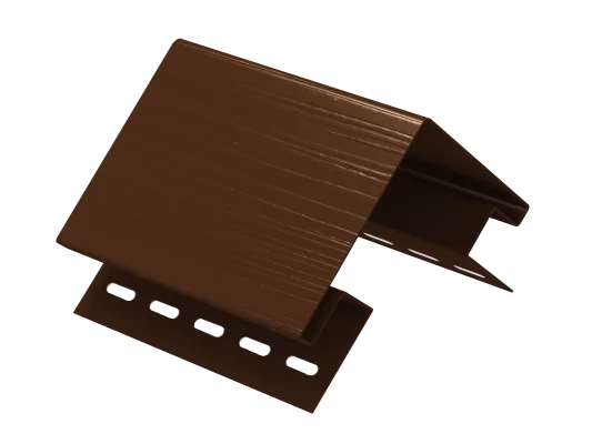 Наружный угол 3050 мм коричневый Ю-пласт