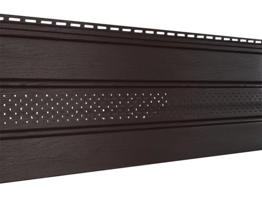 Соффит частично перфорированный 3000 мм Коричневый Ю-пласт Соффит частично перфорированный 3000 мм Коричневый Ю-пласт