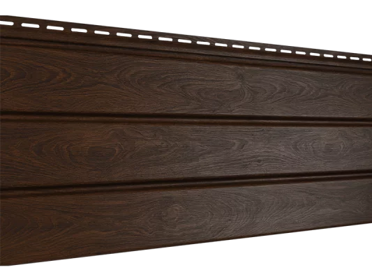 Соффит Pro без перфорации 230 х 3400 мм Орех темный Ю-Пласт Соффит Pro без перфорации 230 х 3400 мм Орех темный Ю-Пласт