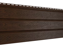 Соффит Pro полностью перфорированный 230 х 3400 мм Орех темный Ю-Пласт
