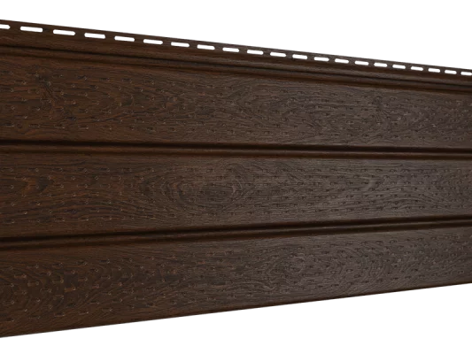 Соффит Pro полностью перфорированный 230 х 3400 мм Орех темный Ю-Пласт Соффит Pro полностью перфорированный 230 х 3400 мм Орех темный Ю-Пласт