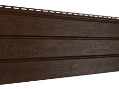 Соффит Pro частично перфорированный 230 х 3400 мм Орех темный Ю-Пласт