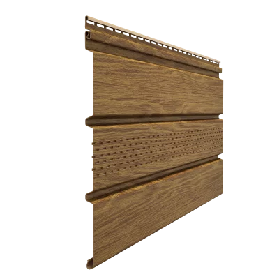 Соффит LUX с центральной перфорацией 3,0х0,305м Миндаль Dоcke Соффит LUX с центральной перфорацией 3,0х0,305м Миндаль Dоcke