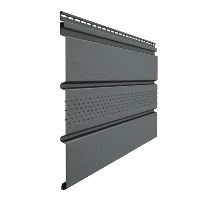 Соффит Standard с центральной перфорацией 3,0х0,305м Графит Dоcke Соффит Standard с центральной перфорацией 3,0х0,305м Графит Dоcke