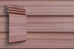 Сайдинг Natural-Брус S7 TUNDRA 3,0 х 0,182 м Рябина Grand Line