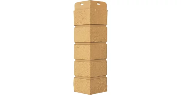 Угол Состаренный кирпич 390 х 120 мм Песочный GrandLine Угол Состаренный кирпич 390 х 120 мм Песочный GrandLine