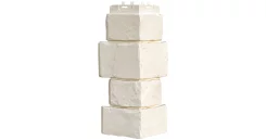 Угол Крупный камень 383 х 170 мм Молочный GrandLine